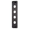 Picture of FSP Sub Panel, Blank Sub Panel with (4) 0.5" D-Hole Openings, Black