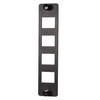 Picture of FSP Sub Panel, Blank Sub Panel w/4 Keystone Style Openings, Black