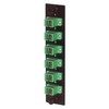 Picture of Fiber Sub Panel, 6 APC SC Simplex Couplers, w/Ceramic Sleeve