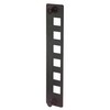 Picture of Fiber Sub Panel, Blank Sub Panel w/6 SC Simplex/MTRJ/LC Duplex Openings, Black