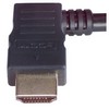 Picture of High Speed HDMI  Cable with Ethernet, Male/ Right Angle Male, Left Exit 0.5 M
