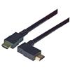 Picture of High Speed HDMI  Cable with Ethernet, Male/ Right Angle Male, LSZH, Right Exit  3.0 M
