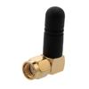 Picture of 2.4 GHz 1.18 dBi Rubber Duck STUB Antenna - RIGID 90° RP-SMA Plug