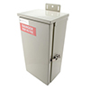 Picture of Electrical Cabinet SMALL CELL Outdoor Split-phase 120/240 Vac 50A Main 4x 7A Branches UL 67 MOV