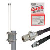 Picture of Helium Miner Antenna Upgrade Kit, 3dBi 900MHz Omni w/ N Male to RP-SMA Male, 10ft Low Loss 400 Cable and Lightning Protector