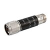 Picture of 2W/7 dB RF Fixed Attenuator, N Male to N Female Brass Nickel Body Up to 3 GHz