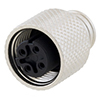 Picture of M12 4 Position D-code Mold Connector, Female, Shielded