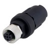 Picture of M12 4 Pin A-Code Female Field Termination Connector, 20-17AWG