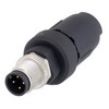 Picture of M12 4 Pin A-Code Male Field Termination Connector, 20-17AWG