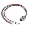 Picture of Mini DIN 8 Bulkhead Jack / Leads, Front Mount