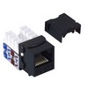 Picture of Category 5E Keystone Jack 110/RJ45 EIA568A/B Black