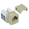 Picture of Category 5E Keystone Jack 110/RJ45 EIA568A/B Ivory