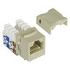 Picture of Category 6 Keystone Jack 110/RJ45 EIA568A/B Ivory