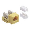 Picture of Category 6 Keystone Jack 110/RJ45 EIA568A/B Yellow