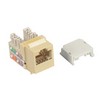 Picture of OCC Category 5E Keystone Jack 110/RJ45 EIA568A/B Ivory