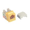 Picture of OCC Category 5E Keystone Jack 110/RJ45 EIA568A/B Yellow