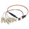 Picture of MPO Male to 6x SC Fan-out, 6 Fiber Ribbon, OM1 62.5/125 Multimode, OFNR Jacket, Orange, 5.0m