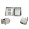 Picture of 14x12x7 Inch Weatherproof NEMA 3R Vented Enclosure-DIN Mounting Rails