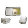 Picture of 14x12x7 Inch Weatherproof NEMA 3R Enclosure with Drilled Mounting Plate