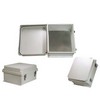 Picture of 14x12x7 Inch Weatherproof NEMA 4X Enclosure with Blank Aluminum Mounting Plate