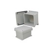 Picture of 6x6x4 Inch UL® Listed Weatherproof NEMA 4X Enclosure w/Aluminum Mounting Plate, Corner Screws