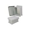 Picture of 8x6x4 Inch UL® Listed Weatherproof NEMA 4X Enclosure w/Non-Metallic Mounting Plate, Corner Screws
