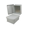 Picture of 14x12x6 Inch UL® Listed Weatherproof NEMA 4X Enclosure w/Aluminum Mounting Plate, Corner Screws