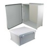 Picture of 18x16x8 Inch UL® Listed Weatherproof NEMA 4X Enclosure, Non-Metal Mount Plate, Non-Metallic Hinges