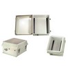 Picture of 14x12x7 Inch Weatherproof NEMA 4X Windowed Enclosure-DIN Mounting Rails