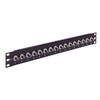 Picture of 1.75" Panel, 16 75 Ohm  BNC Adapters Insulated