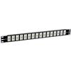 Picture of 1.75" 16 Port Panel USB B/A Keystone Style Coupler, Shielded