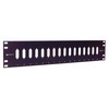 Picture of 3.5" X 19" Blank Panel w/ 16 Universal DB15/HD26/DVI/DisplayPort Cutouts, Black
