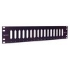 Picture of 3.5" X 19" Blank Panel w/ 16 Universal DB25/HD44 Cutouts, Black