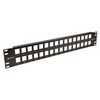 Picture of 3.5"x19" (2U)  32 Port Keystone Slots Panel