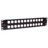 Picture of 3.5" X 19" Blank Panel w/ 24 XLR Cutouts, Black