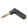 Picture of Right Angle TRS 1/4" Adapter, Male to Female
