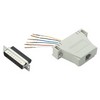 Picture of Modular Adapter, DB25 Male / RJ12 (6x6) Jack Slotted Screws