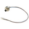 Picture of M12 5 Position A Code Male Receptacle, IP69K Rated, Rear Mounting Style with 0.3m Leads