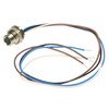 Picture of M8 4 Pole Female Receptacle, Front Mounting Style with 0.3m Leads