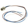 Picture of M8 4 Pole Female Receptacle, Rear Mounting Style with 0.3m Leads