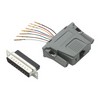 Picture of Modular Adapter, DB25 Male / RJ45 (8x8) Jack 50µ Gold