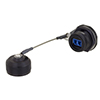 Picture of Ruggedized LC IP68 Jam Nut Receptacle, Duplex, Single Mode w/ Dust Cap
