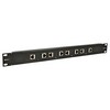 Picture of 19" Rack Mount 4-Port 10/100/1000 Base-T Shielded CAT6 PoE Lightning Protector - RJ45