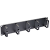 Picture of L-com 19" Cable Management Panel w/ 5 Metal D-Rings 2U