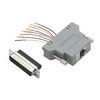 Picture of Shielded Modular Adapter, DB25 Male / RJ45 (8x8) Jack