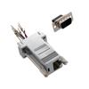 Picture of Shielded Modular Adapter, DB9 Male / RJ45 (8x8) Jack