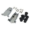Picture of Assembled D-Sub Hood Kit, DB9/HD15 Metal