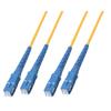Picture of 9/125, Singlemode Low Smoke Zero Halogen Fiber Cable Dual SC / Dual SC, 1.0m