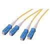Picture of 9/125, Singlemode Low Smoke Zero Halogen Fiber Cable Dual SC / Dual SC, 4.0m