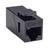 Picture of Category 6 Unshielded RJ45 (8x8) Right Angle Keystone Coupler